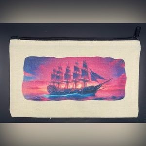 Canvas Bag with Ship Image
